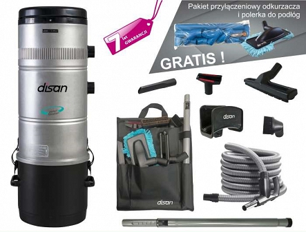 Disan ZSA 252/P Prestige + zestaw sprzątający 9m on/off + MOP gratis