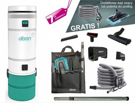 Disan ZSA SIRIUS + zestaw sprzątający 9m on/off + wąż standard 9m Gratis 